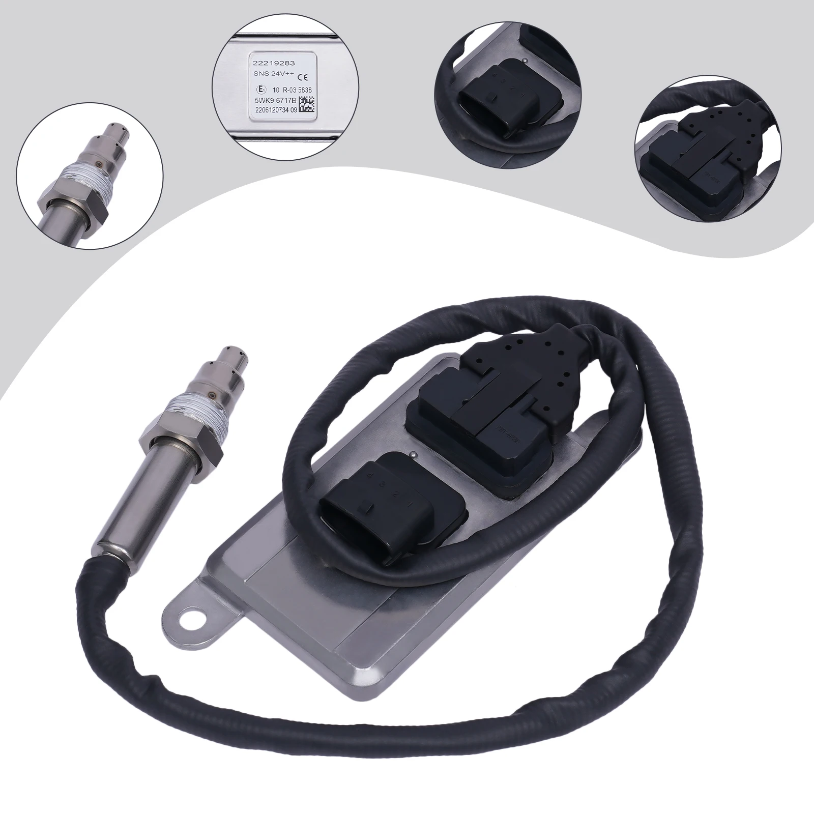 Nox Sensor for Volvo & Renault Trucks | 24V 4-Pin Direct Replacement, OE 7485133215/7422315990, New
Nox Sensor for Volvo & Renault Trucks | 24V 4-Pin Direct Replacement, OE 7485133215/7422315990, New