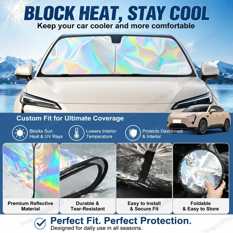For Avatr 11 2022 2023 2024 2025 2026 Foldable Windshield Sun Shade UV Protection Reflective Car Interior Accessory Heat
For Avatr 11 2022 2023 2024 2025 2026 Foldable Windshield Sun Shade UV Protection Reflective Car Interior Accessory Heat