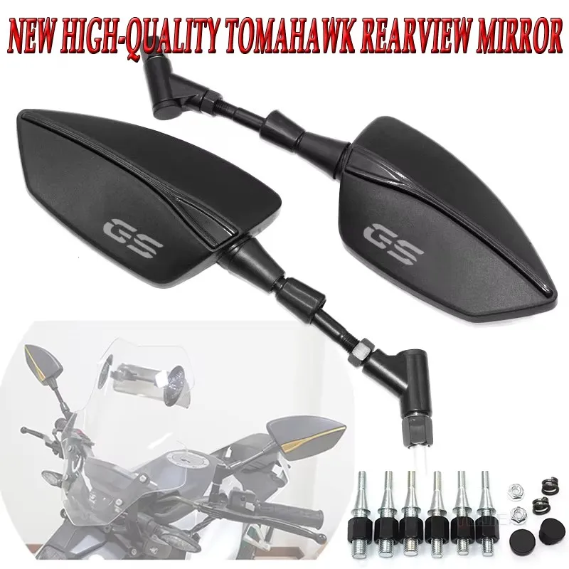 For GS R1200 R1250GS F650 F750 F850 Motorcycle, Adjustable side view mirror, Rearview mirror accessories, Universal 8mm 10mm
For GS R1200 R1250GS F650 F750 F850 Motorcycle, Adjustable side view mirror, Rearview mirror accessories, Universal 8mm 10mm