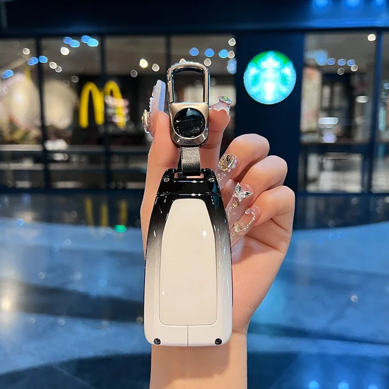 Minimalist Style Black and White Gradient Zinc Alloy + TPU Car Remote Key Case Cover For Hong Qi H5 H6 H9 2019-2023
Minimalist Style Black and White Gradient Zinc Alloy + TPU Car Remote Key Case Cover For Hong Qi H5 H6 H9 2019-2023