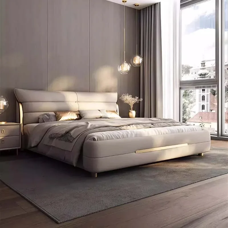 Modern Aesthetic Bed Multifonction Organiser King Size Double Bed Storage Space Marco De Cama Queen Moderno Luxury Furniture
Modern Aesthetic Bed Multifonction Organiser King Size Double Bed Storage Space Marco De Cama Queen Moderno Luxury Furniture