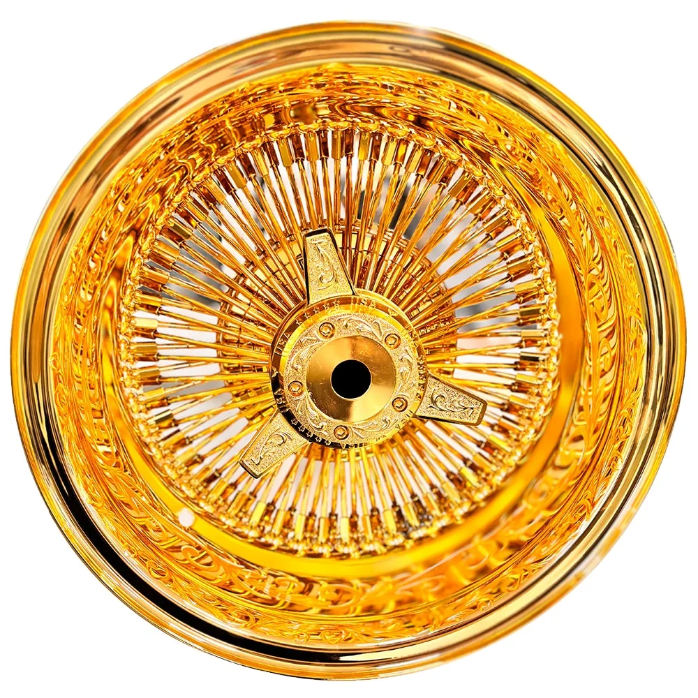 New 24K DOLD Wire Wheel 13 14 Inch Classical Luxury Car 5x120.65/127/114.3 \spoke Wire Wheels
New 24K DOLD Wire Wheel 13 14 Inch Classical Luxury Car 5x120.65/127/114.3 \spoke Wire Wheels