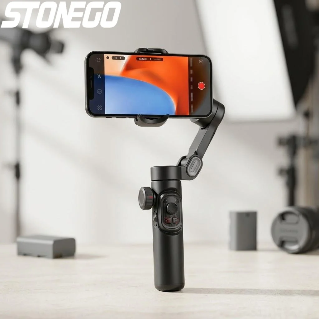 3-Axis Smartphone Gimbal Stabilizer Anti-Shake Face Tracking Selfie Stick for Video Shooting
3-Axis Smartphone Gimbal Stabilizer Anti-Shake Face Tracking Selfie Stick for Video Shooting