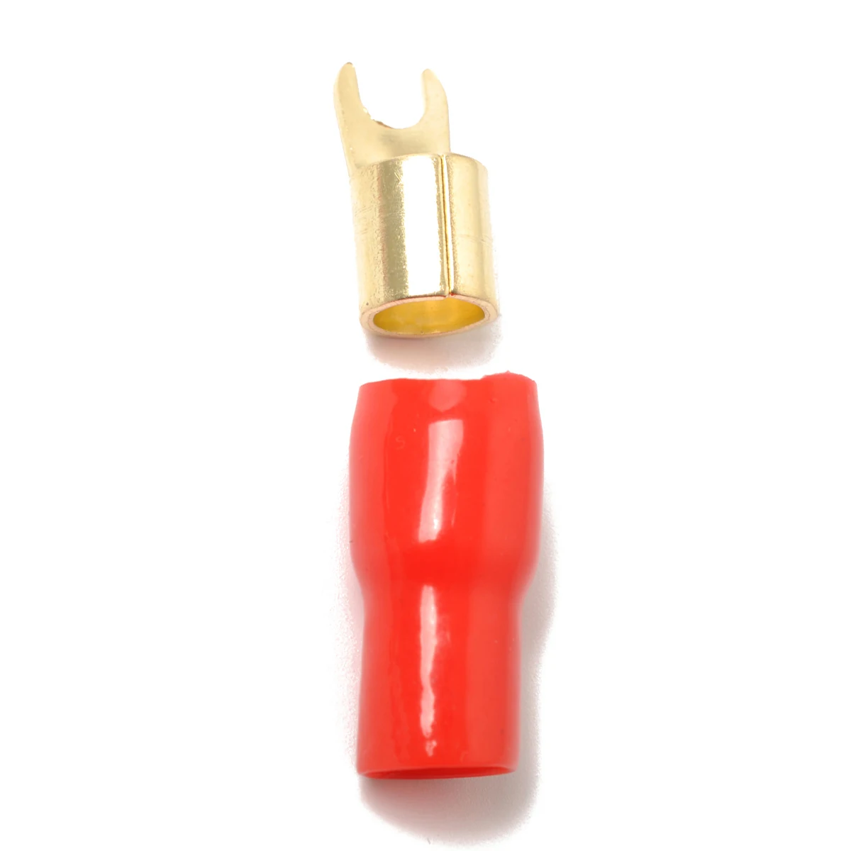2Pairs Gold Plated Fork Spade Audio Terminals Copper 4 Gauge Crimp Barrier Speaker Wire Connectors Spade Fork Adapters
2Pairs Gold Plated Fork Spade Audio Terminals Copper 4 Gauge Crimp Barrier Speaker Wire Connectors Spade Fork Adapters