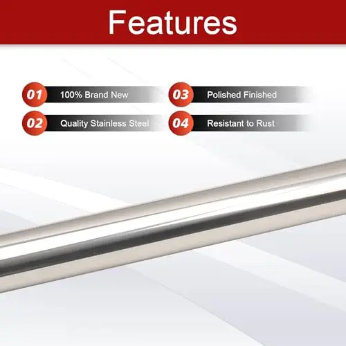 Polished T304 Stainless Steel 2.5” OD Straight Mandrel Exhaust Pipe, 45” Length, Universal Fit, 2 Pieces
Polished T304 Stainless Steel 2.5” OD Straight Mandrel Exhaust Pipe, 45” Length, Universal Fit, 2 Pieces