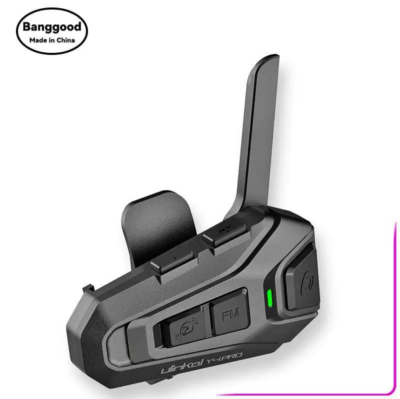 ULINKAL гарнитура для мотоциклетного шлема, беспроводная Bluetooth-гарнитура с шумоподавлением, домофон Y4PRO, автоматическое ответа с антенной, радио
ULINKAL гарнитура для мотоциклетного шлема, беспроводная Bluetooth-гарнитура с шумоподавлением, домофон Y4PRO, автоматическое ответа с антенной, радио