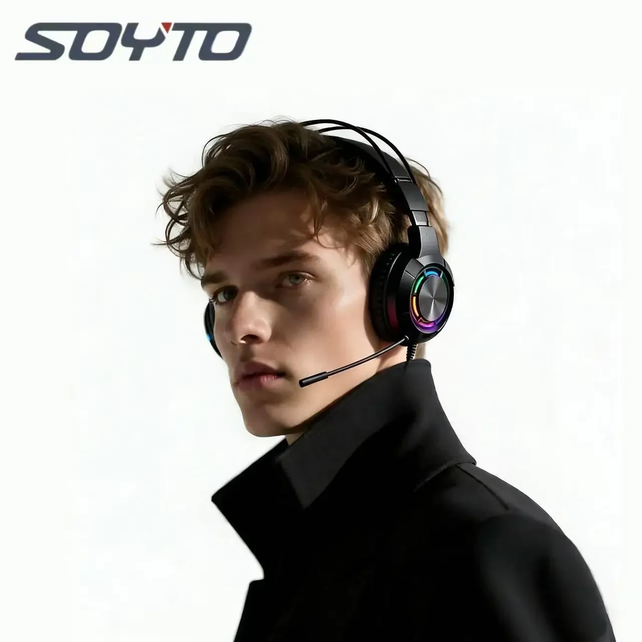 SOYTO Professional Esports Noise Cancelling Deep Bass Wired Over-Ear Gaming Headset with LED Light Universal for PC & Laptop
SOYTO Professional Esports Noise Cancelling Deep Bass Wired Over-Ear Gaming Headset with LED Light Universal for PC & Laptop