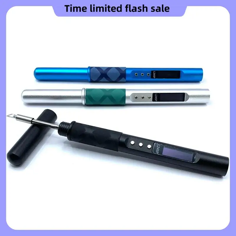 A40T L245P PD 65W DC 90W Portable Electric Soldering Iron Supports QC PD Compatible JBC245 For DIY Electrical Repairs
A40T L245P PD 65W DC 90W Portable Electric Soldering Iron Supports QC PD Compatible JBC245 For DIY Electrical Repairs