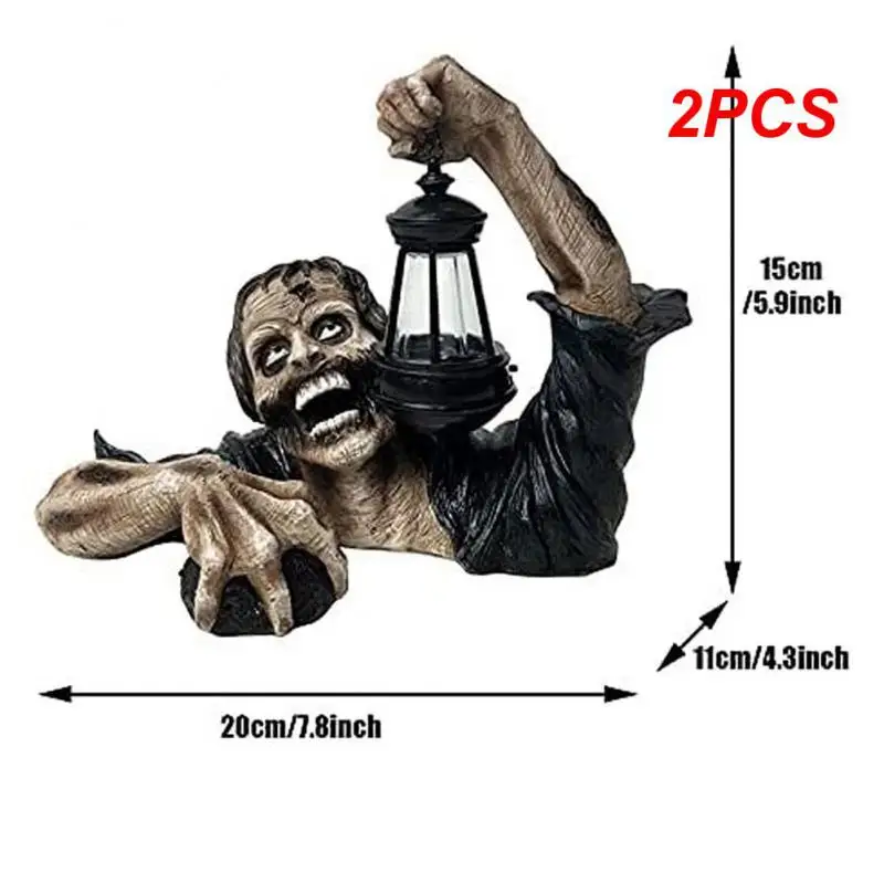 2PCS Halloween Creative Horror Hideous Resin Zombie Statue With Battery Lantern Outdoor Garden Yard Ornaments Party Decorations
2PCS Halloween Creative Horror Hideous Resin Zombie Statue With Battery Lantern Outdoor Garden Yard Ornaments Party Decorations