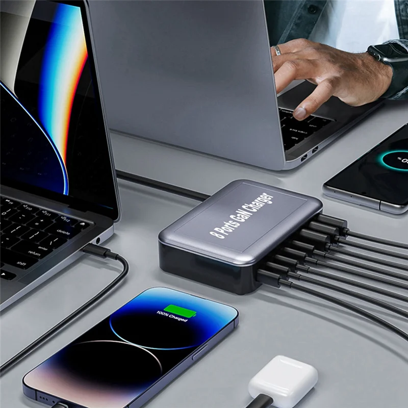 AIAI 135 Вт 8-портовая зарядная станция USB C PD Fast Charger для Ipad Iphone 14 Redmi-US
AIAI 135 Вт 8-портовая зарядная станция USB C PD Fast Charger для Ipad Iphone 14 Redmi-US
