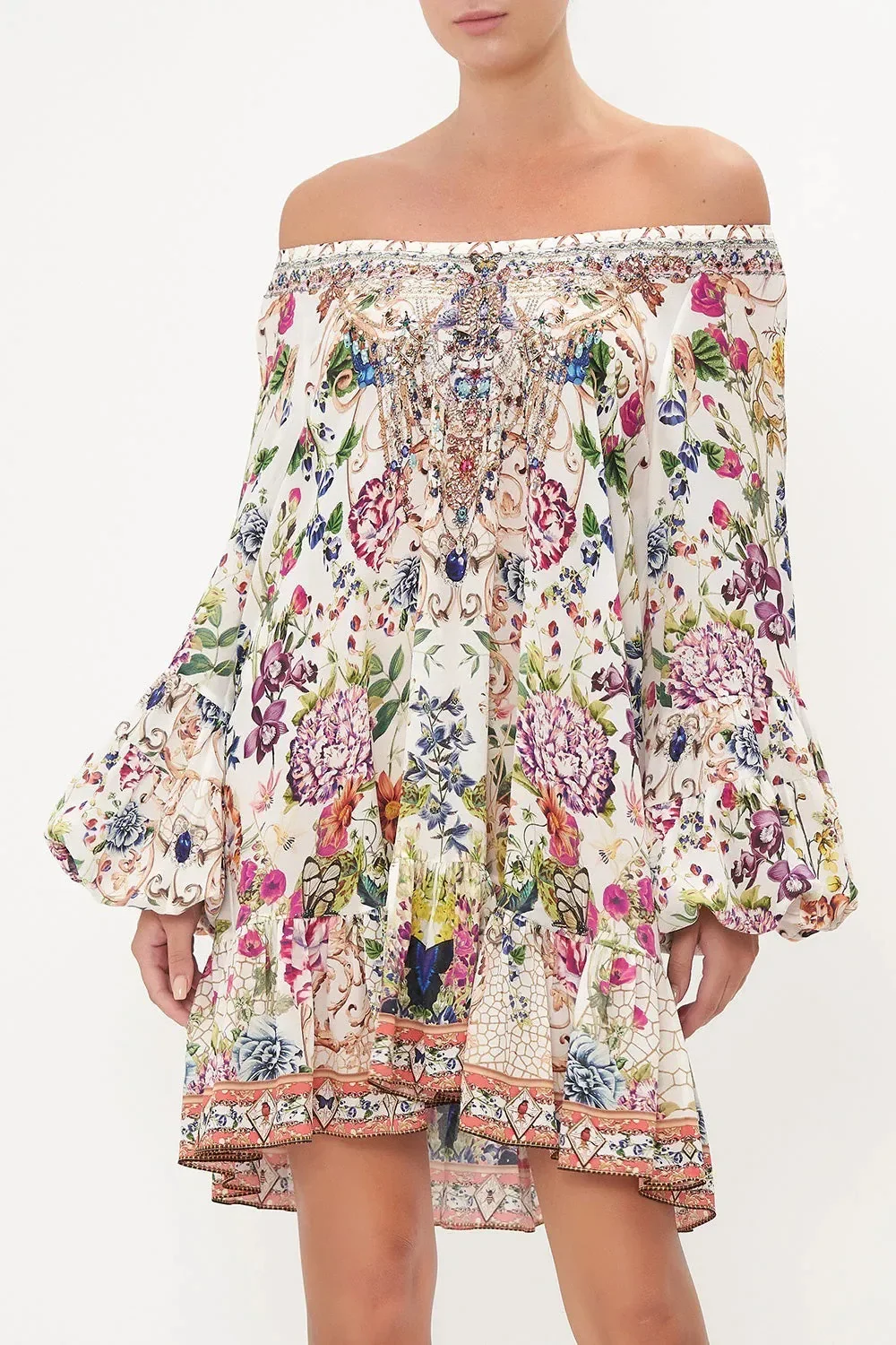 Women's Short Robes 2024 New Spring Summer 100% Silk Flower Printed Diamonds Off Shoulder Casual Long Sleeve Mini Dress
Women's Short Robes 2024 New Spring Summer 100% Silk Flower Printed Diamonds Off Shoulder Casual Long Sleeve Mini Dress