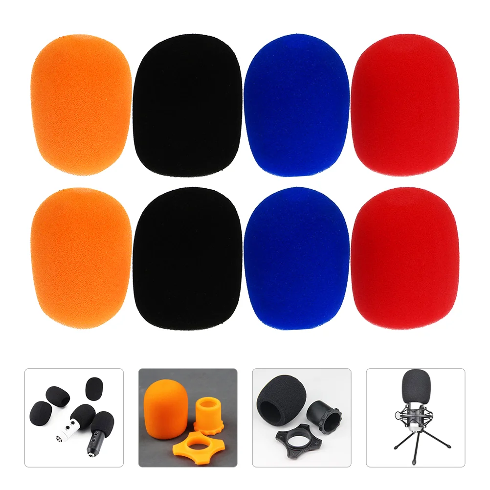 8 Pcs Microphone Case KTV Cover Microphones Stage Sponge Handheld Windshield Covers
8 Pcs Microphone Case KTV Cover Microphones Stage Sponge Handheld Windshield Covers