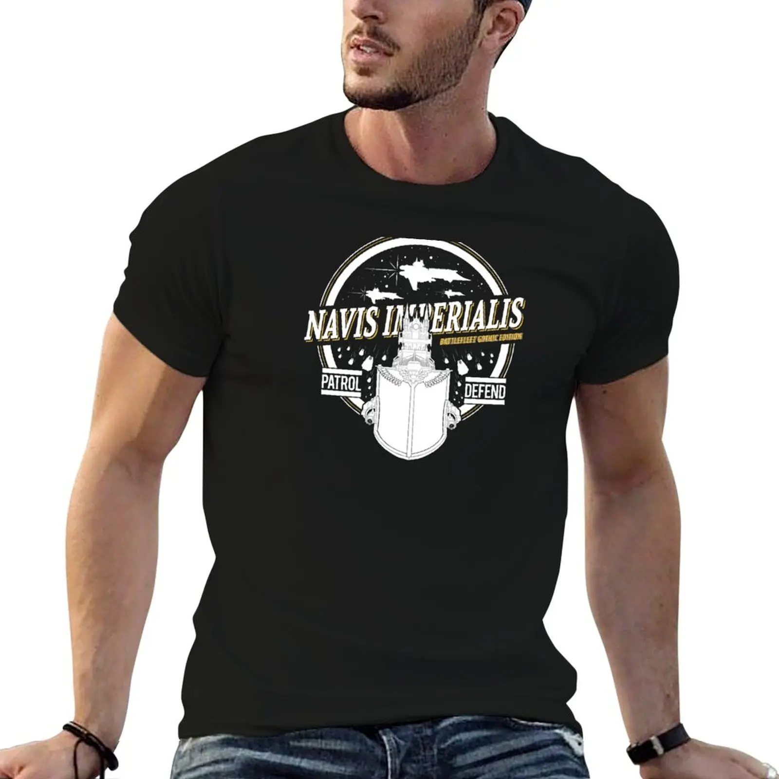 Imperial Navy - Battlefleet Gothic Edition T-Shirt t shirts for man cotton t shirt man casual cotton t shirt man T-Shirt
Imperial Navy - Battlefleet Gothic Edition T-Shirt t shirts for man cotton t shirt man casual cotton t shirt man T-Shirt