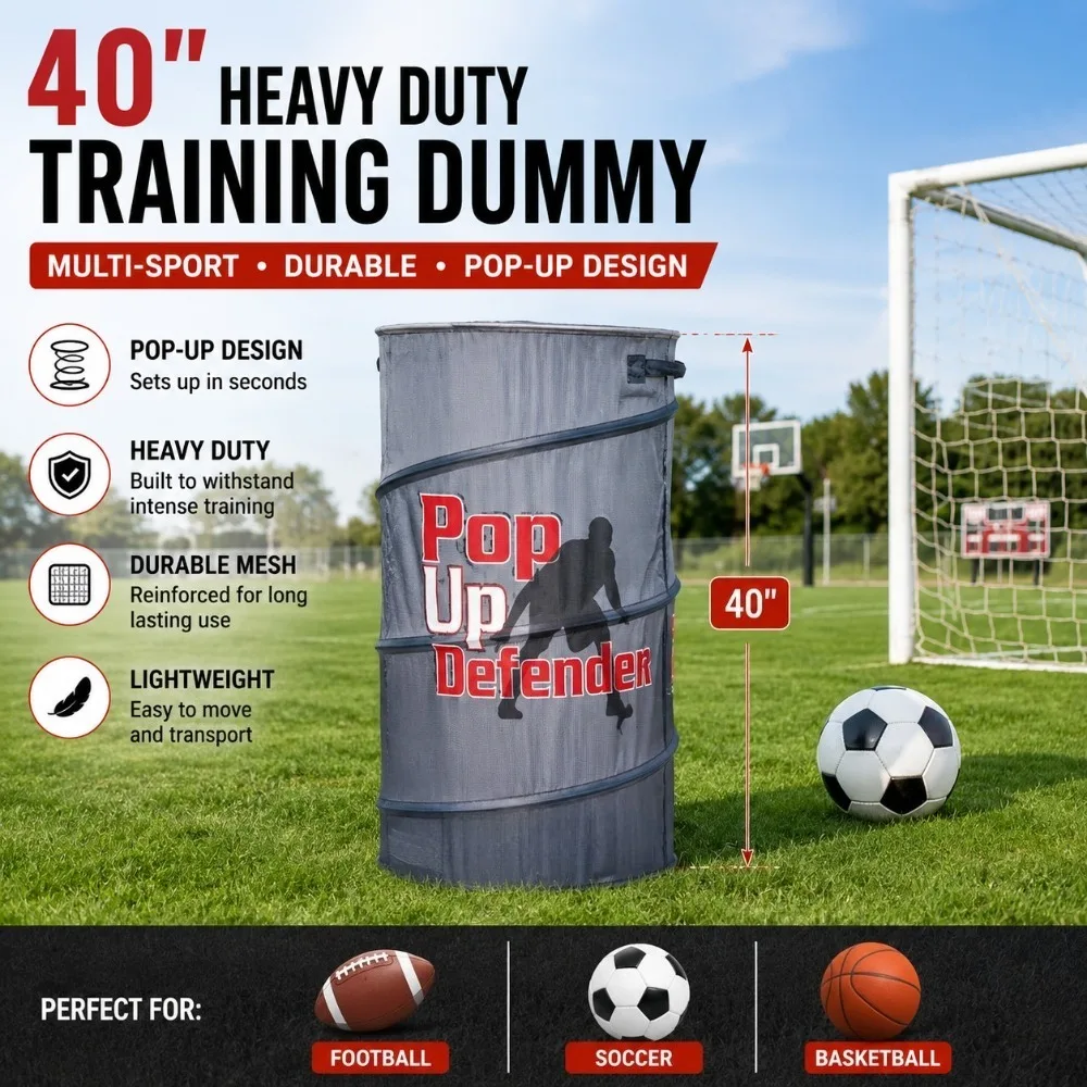 Big Cone Sports Training Cone for Basketball, Soccer, Football, & Lacrosse
Big Cone Sports Training Cone for Basketball, Soccer, Football, & Lacrosse