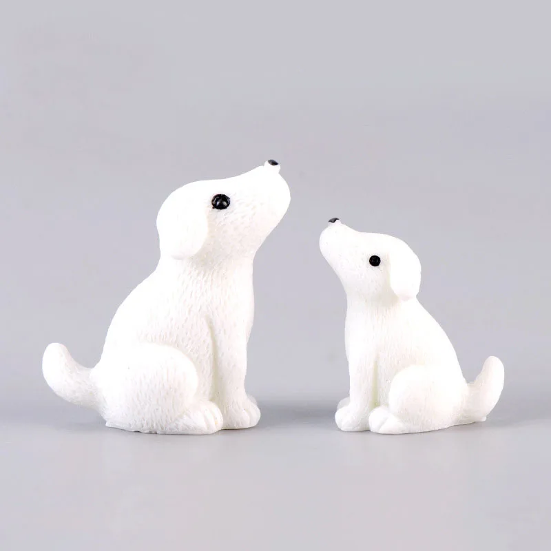 10PCS Resin Puppy Key Chain Pendant DIY Craft Gift White Dog Decoration Car Accessories Fairy Garden Miniatures Decorations
10PCS Resin Puppy Key Chain Pendant DIY Craft Gift White Dog Decoration Car Accessories Fairy Garden Miniatures Decorations