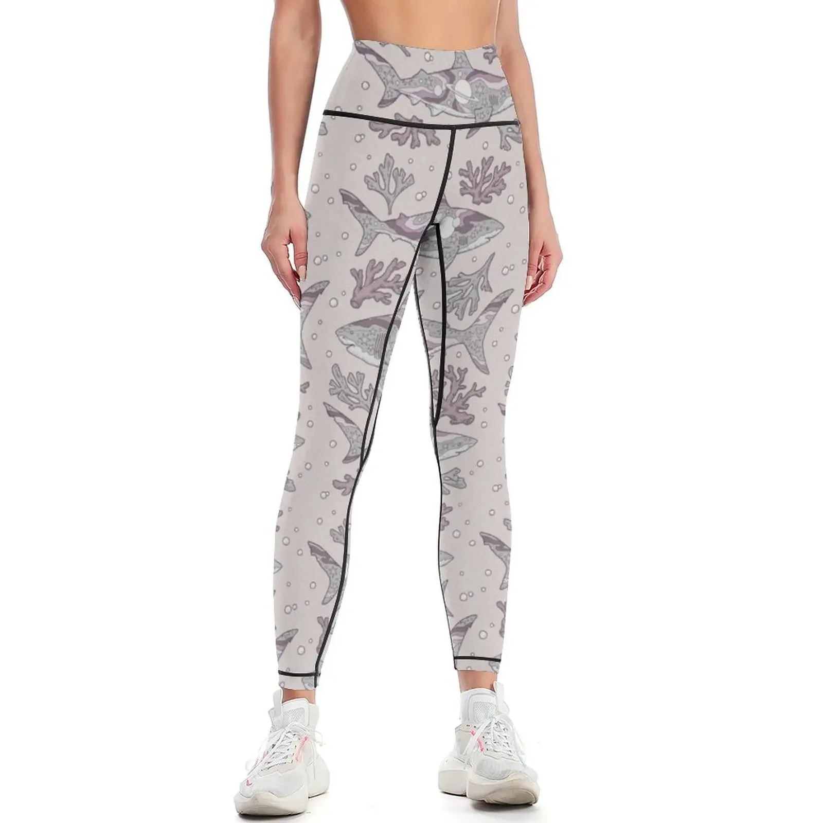 Midnight Swim | Ocean Shark Art | Purple Haze Palette Leggings legging push up sport set legging gym Womens Leggings 
Midnight Swim | Ocean Shark Art | Purple Haze Palette Leggings legging push up sport set legging gym Womens Leggings