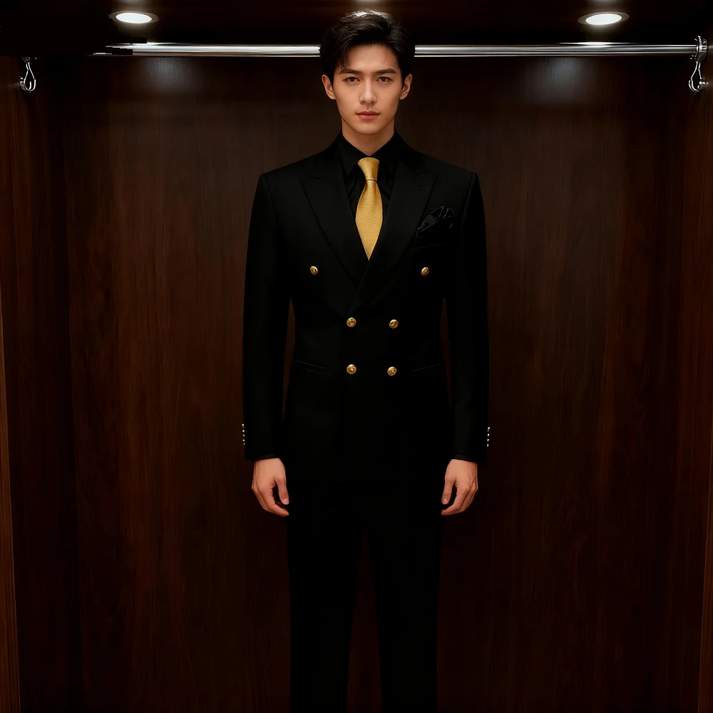 3-Piece Men's Smoking Suit White Tuxedo Wedding Outfit with Jacket Design New Men's Clothing Blazer Set
3-Piece Men's Smoking Suit White Tuxedo Wedding Outfit with Jacket Design New Men's Clothing Blazer Set