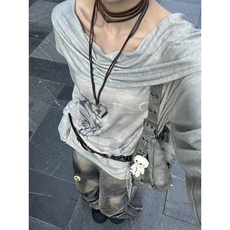 Y2K Print Hoodies Women Harajuku Vintage Hooded Sweatshirts Streetwear Grunge Aesthetic Long Sleeve Casual Design Pullovers New
Y2K Print Hoodies Women Harajuku Vintage Hooded Sweatshirts Streetwear Grunge Aesthetic Long Sleeve Casual Design Pullovers New