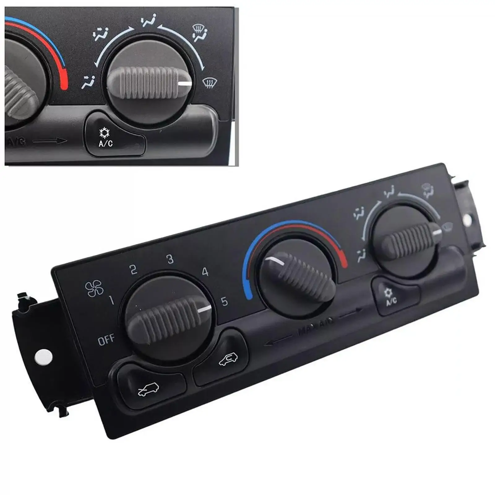 Air Conditioning Control Module Automotive Interior Durable ABS Panel for Sierra 1500 2500 1999 2002
Air Conditioning Control Module Automotive Interior Durable ABS Panel for Sierra 1500 2500 1999 2002