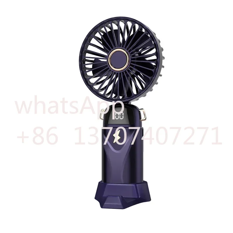 High-End Mini Fan Handheld Fan Digital Display Desktop Folding Mini-Portable Office Small Fan for Student Gift
High-End Mini Fan Handheld Fan Digital Display Desktop Folding Mini-Portable Office Small Fan for Student Gift