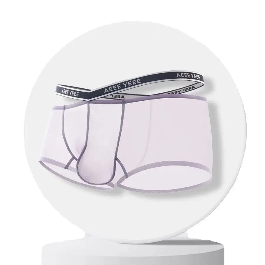 Мужское нижнее белье Mermaid Line Summer Ice Silk: прозрачные трусы-боксеры с эффектом голой кожи, ультратонкие, дышащие, A841
Мужское нижнее белье Mermaid Line Summer Ice Silk: прозрачные трусы-боксеры с эффектом голой кожи, ультратонкие, дышащие, A841