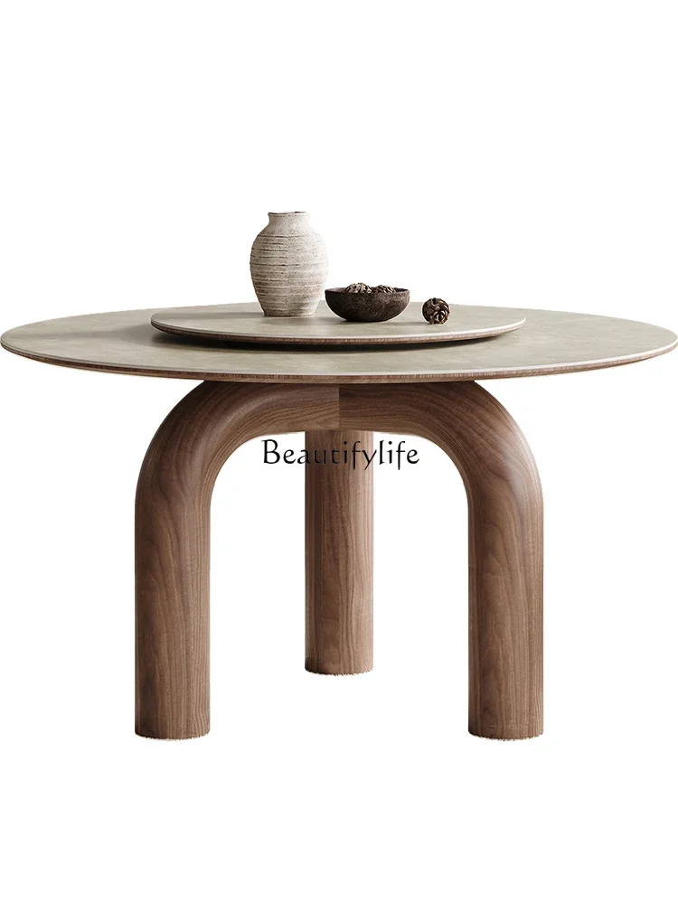 FG11Retro Stone Plate round Table Silent Mid-Ancient Style Modern Nordic Ash Dining Table and Chair
FG11Retro Stone Plate round Table Silent Mid-Ancient Style Modern Nordic Ash Dining Table and Chair