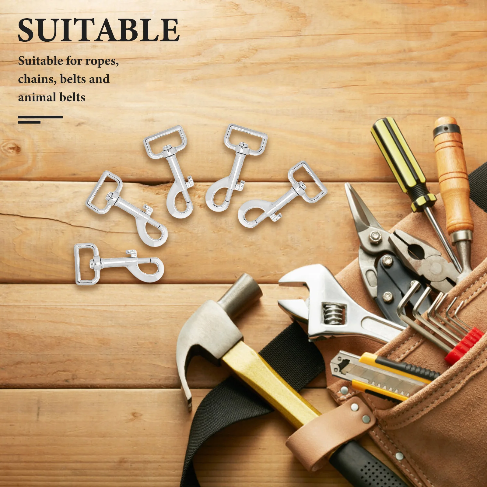 10Pcs High-Strength Bolt Snaps Dog Leash Clips Swivel Hooks Durable Pet Leashes Replacement Clasps Dog Leash Clips
10Pcs High-Strength Bolt Snaps Dog Leash Clips Swivel Hooks Durable Pet Leashes Replacement Clasps Dog Leash Clips