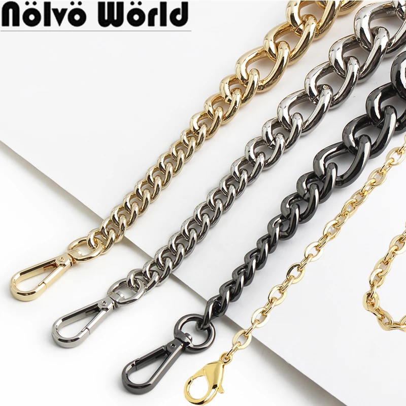 45/90/100/110/120/130CM High-end Bag Strap Replacement Belt Chain Metal Handbag Chain For Ladies Bags Purse Shoulder Accessories
45/90/100/110/120/130CM High-end Bag Strap Replacement Belt Chain Metal Handbag Chain For Ladies Bags Purse Shoulder Accessories
