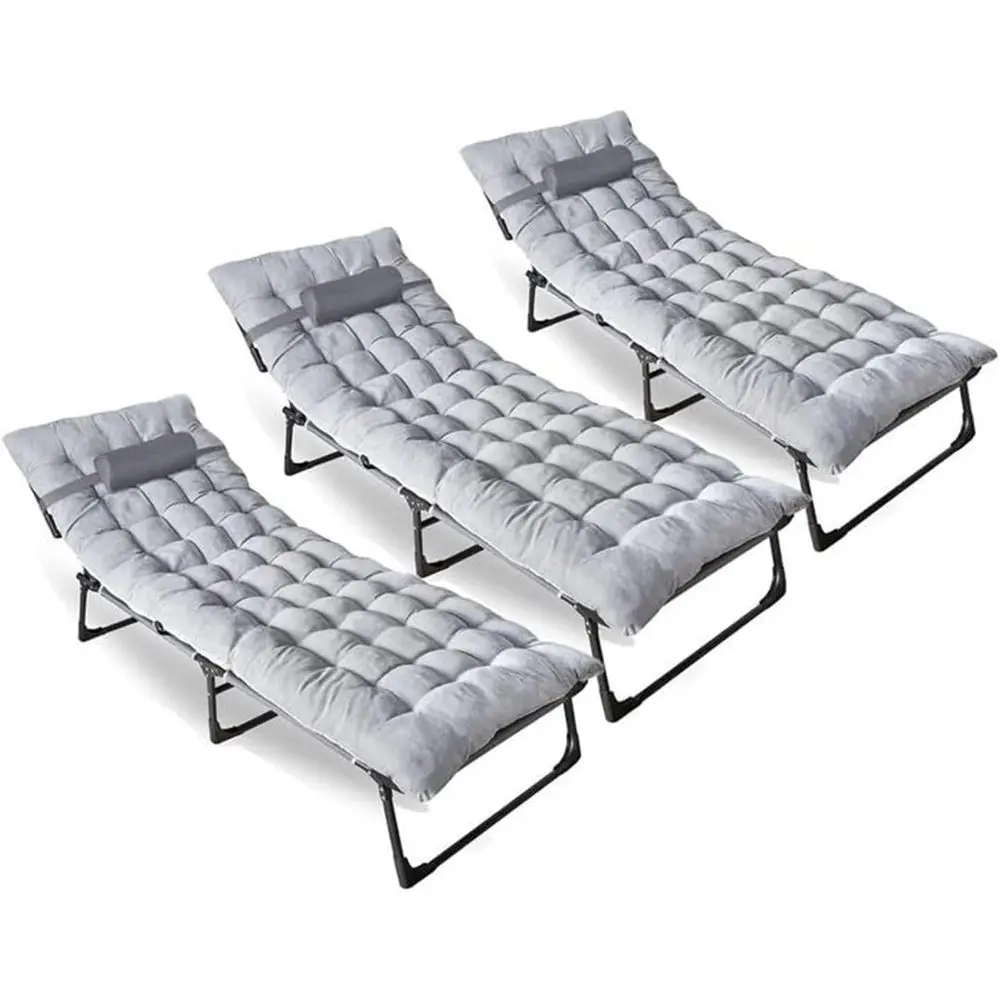 Portable Position-Adjustable Cot & Pad Set, Premium Quality for Adults & Kids, Ideal for Camping, Travel, Patio, Beach, Indoor &
Portable Position-Adjustable Cot & Pad Set, Premium Quality for Adults & Kids, Ideal for Camping, Travel, Patio, Beach, Indoor &