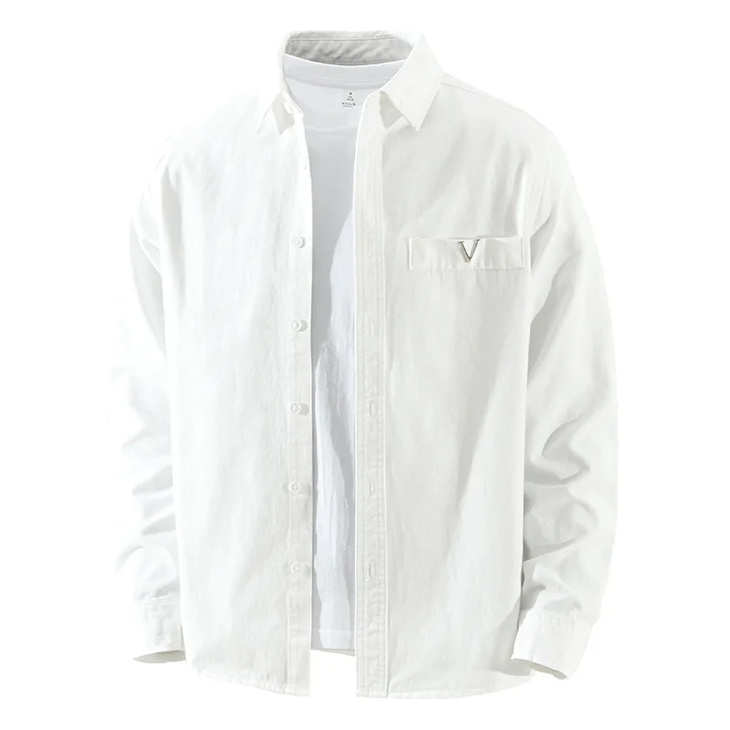 New Fashionable Long Sleeve Loose Cotton Men's Shirt Versatile Casual Artistic Japanese Style Loose Top Daily Wear
New Fashionable Long Sleeve Loose Cotton Men's Shirt Versatile Casual Artistic Japanese Style Loose Top Daily Wear
