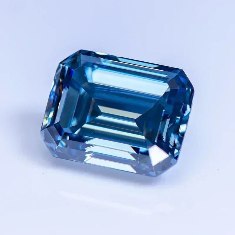 Moissanite Stone Natural Colour Royal Blue Emerald Cut VVS1 with GRA CertificateGemstone Charms Advanced Jewelry Making Material
Moissanite Stone Natural Colour Royal Blue Emerald Cut VVS1 with GRA CertificateGemstone Charms Advanced Jewelry Making Material