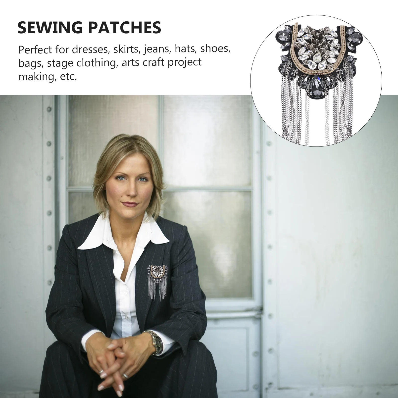 Exquisite Tassel Sewing Patch with Bright Patterns for Dresses Skirts Jeans Hats Bags Stage Outfits Arts Crafts Projects Decor
Exquisite Tassel Sewing Patch with Bright Patterns for Dresses Skirts Jeans Hats Bags Stage Outfits Arts Crafts Projects Decor