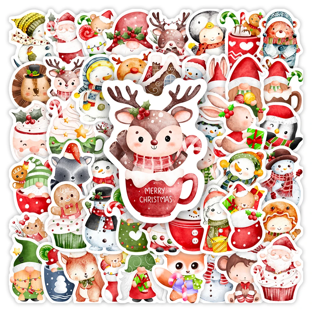 Fun Cartoon Christmas Animals Sticker for DIY Crafts Gifts Toy Decorative Decal Scrapbook Laptop Phone Luggage Bottle Waterproof
Fun Cartoon Christmas Animals Sticker for DIY Crafts Gifts Toy Decorative Decal Scrapbook Laptop Phone Luggage Bottle Waterproof