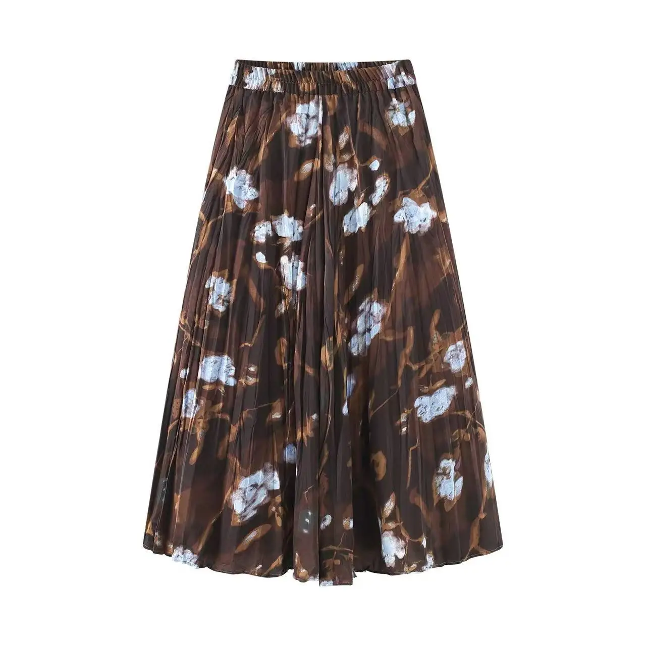 Spring 2026 New Retro Casual Pleated Print High Waist A-Line Skirt Women's Loose Fit Elastic Waist Skirts
Spring 2026 New Retro Casual Pleated Print High Waist A-Line Skirt Women's Loose Fit Elastic Waist Skirts