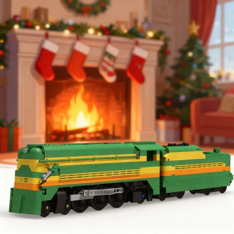 1209pcs MOC Seaboard Airline P 1 4 6 2 Streamlined City Trains Model Building Blocks Architecture Toys Festival Gifts Brick
1209pcs MOC Seaboard Airline P 1 4 6 2 Streamlined City Trains Model Building Blocks Architecture Toys Festival Gifts Brick