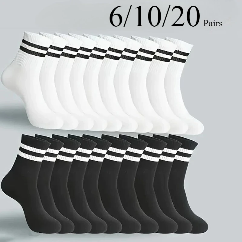 Men Women Striped Socks Fashion Color Soft Comfortable Sweat Absorbing Breathable Lovers Sports Style Casual Socks 6/10/20 Pairs
Men Women Striped Socks Fashion Color Soft Comfortable Sweat Absorbing Breathable Lovers Sports Style Casual Socks 6/10/20 Pairs