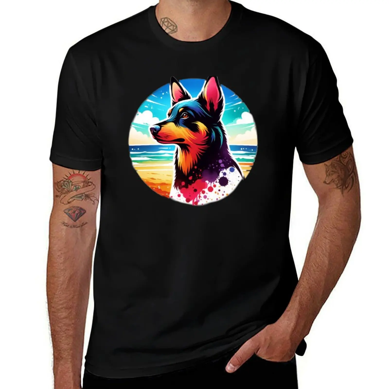 Australian Kelpie Beach Background T-Shirt t shirts for man pack white t shirt man luxury cotton t shirts high quality T-Shirt
Australian Kelpie Beach Background T-Shirt t shirts for man pack white t shirt man luxury cotton t shirts high quality T-Shirt
