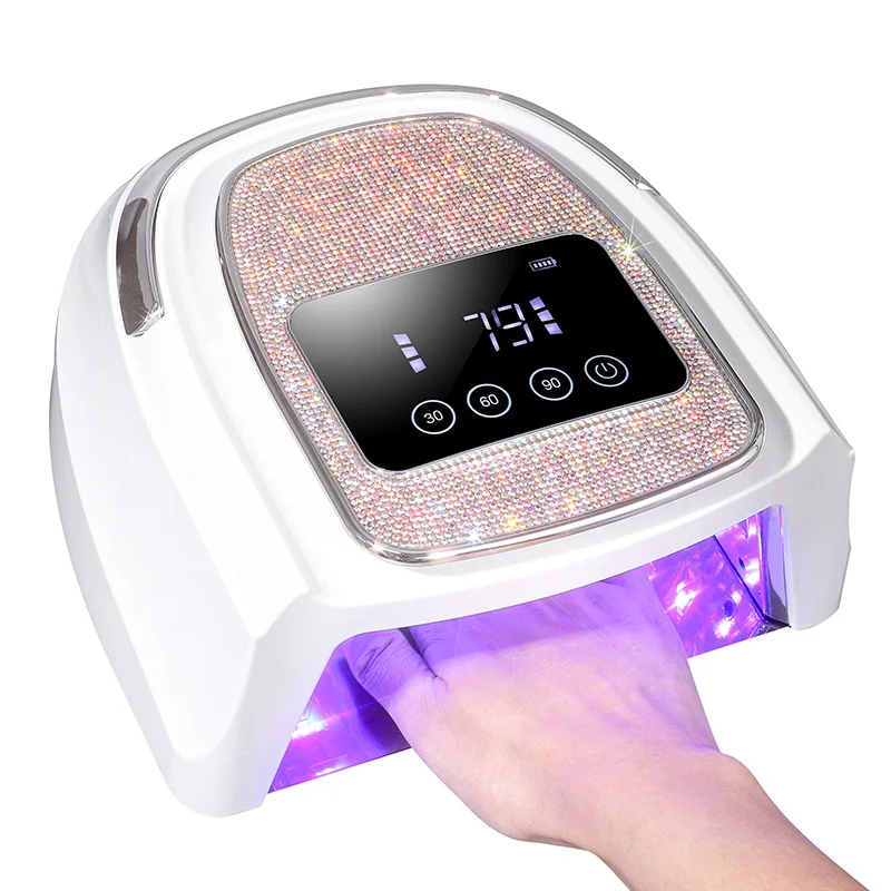Cordless Rechargeable Emitting Diode Nail Light, Wireless High Power Nail Dryer
Cordless Rechargeable Emitting Diode Nail Light, Wireless High Power Nail Dryer