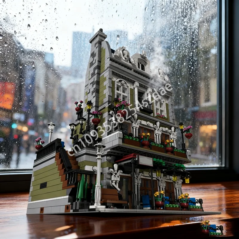 3797 шт. MOC Парижский ресторан Расширенная модульная модель Строительные блоки Архитектурная игрушка Сборка DIY Рождественский подарок Идея Кирпич
3797 шт. MOC Парижский ресторан Расширенная модульная модель Строительные блоки Архитектурная игрушка Сборка DIY Рождественский подарок Идея Кирпич