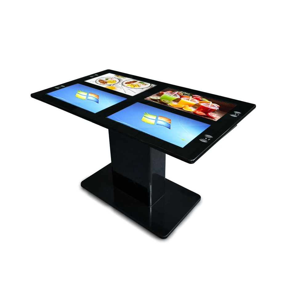 4 Screen 21.5 Inch Tempered Glass Android Interactive Touch Screen Table for Restaurant
4 Screen 21.5 Inch Tempered Glass Android Interactive Touch Screen Table for Restaurant