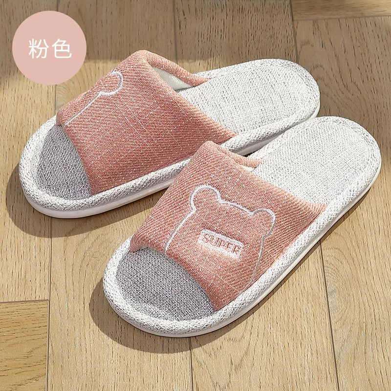 Linen Slippers Women's Home Cute Cartoon Antiskid Silent Lovers Home Men Slippers Women Shoes Warm Slippers Personalized
Linen Slippers Women's Home Cute Cartoon Antiskid Silent Lovers Home Men Slippers Women Shoes Warm Slippers Personalized