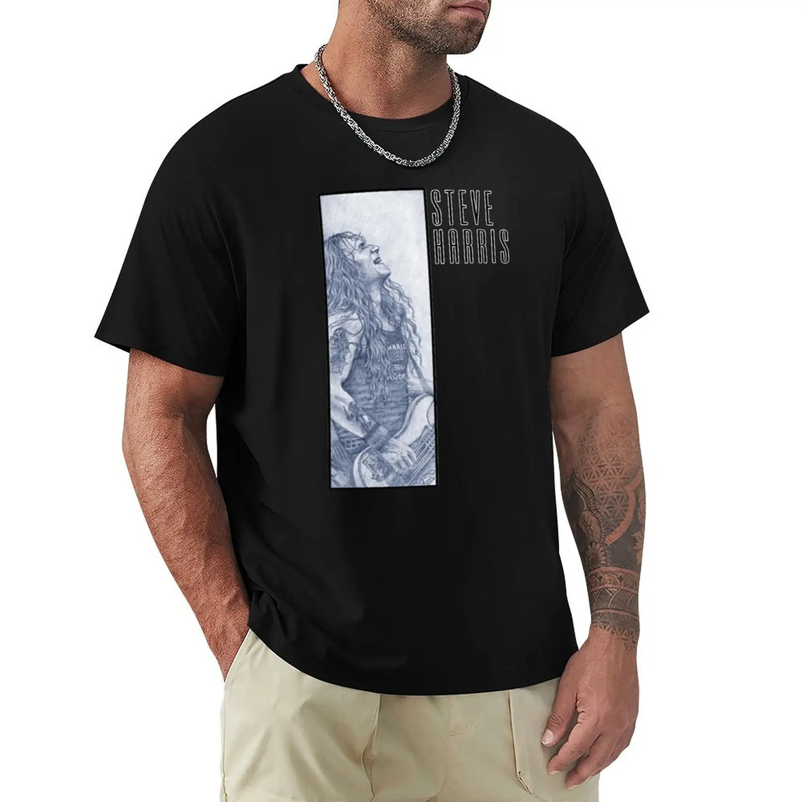 Steve Harris T-Shirt Casual Everyday Wear T-Shirt
Steve Harris T-Shirt Casual Everyday Wear T-Shirt