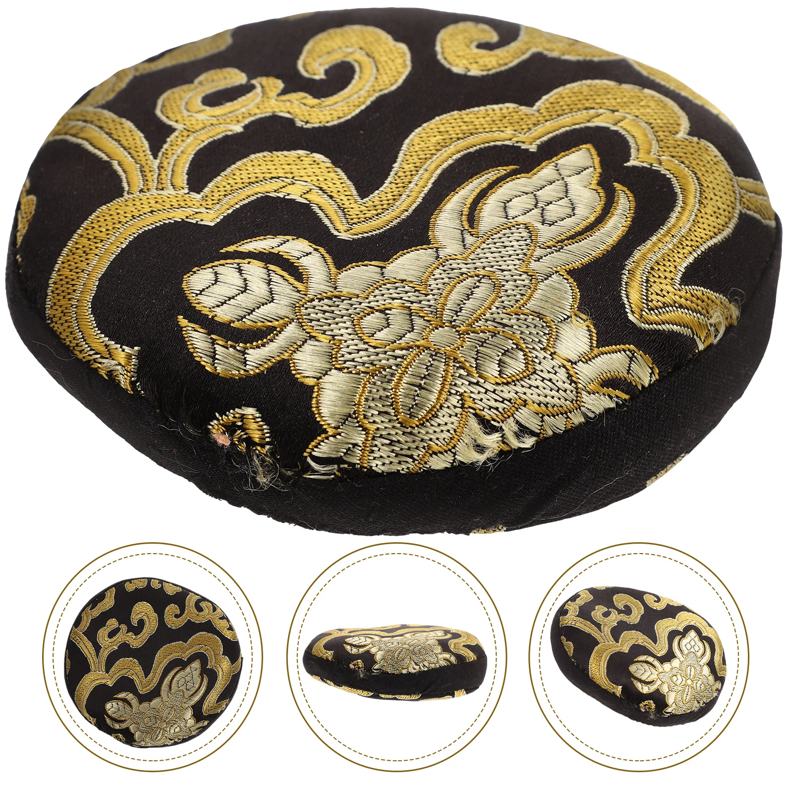 Wooden Fish Mat Singing Bowl Cushion Lightweight Practical Buddha Sound Accessories Safe Material Exquisite Pattern Home Decor
Wooden Fish Mat Singing Bowl Cushion Lightweight Practical Buddha Sound Accessories Safe Material Exquisite Pattern Home Decor