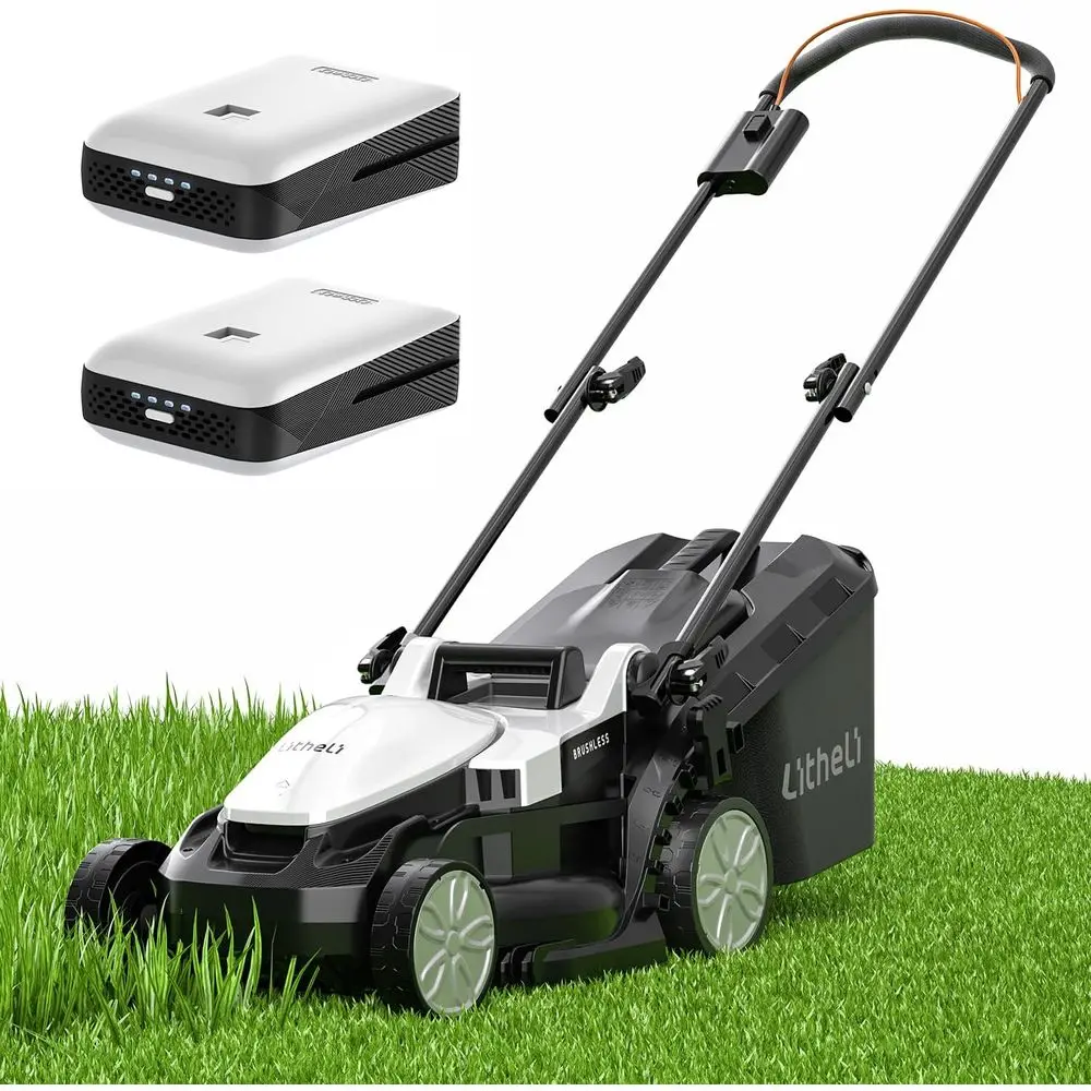 20V Cordless Lawn Mower, 5 Height Settings, Lightweight Electric Mower with 2x4.0Ah Batteries Included
20V Cordless Lawn Mower, 5 Height Settings, Lightweight Electric Mower with 2x4.0Ah Batteries Included