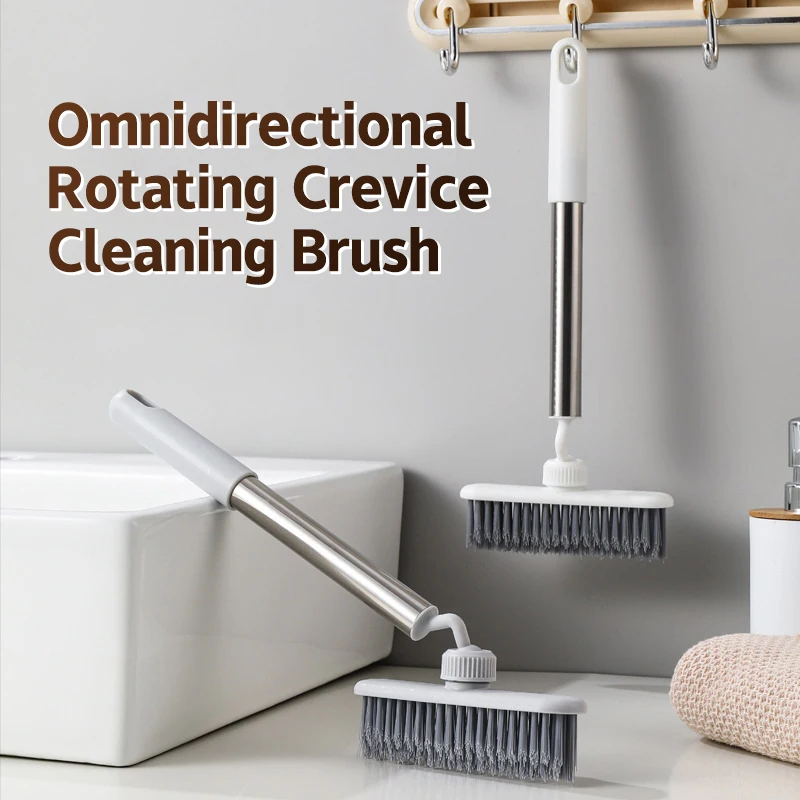Multi-functional Bathroom Crevice Cleaner, No Dead Angle Hard Bristle Brush, Floor Brush, Rotating Brush For Floor Crevices
Multi-functional Bathroom Crevice Cleaner, No Dead Angle Hard Bristle Brush, Floor Brush, Rotating Brush For Floor Crevices