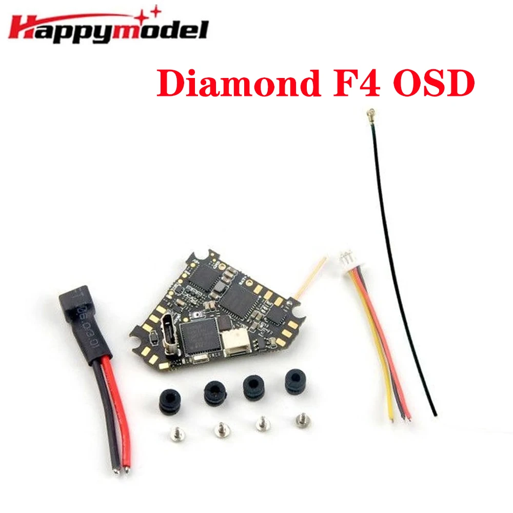 Happymodel Diamond F4 OSD 1s Flight controller Built-in 5A Blheli_S 4in1 ESC SPI ELRS Receiver for Moblite6 7 RC FPV Drone
Happymodel Diamond F4 OSD 1s Flight controller Built-in 5A Blheli_S 4in1 ESC SPI ELRS Receiver for Moblite6 7 RC FPV Drone