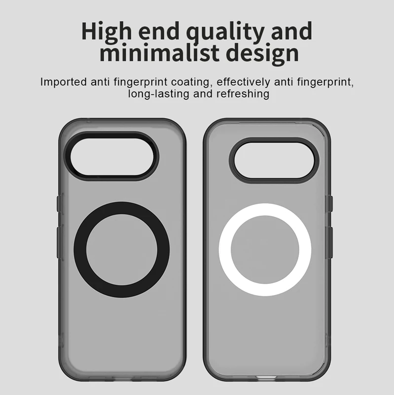 For Google Pixel 10a Case ELVEV Magnetic Candy Series Clear Transparent PC + Soft TPU Back Phone Cover
For Google Pixel 10a Case ELVEV Magnetic Candy Series Clear Transparent PC + Soft TPU Back Phone Cover