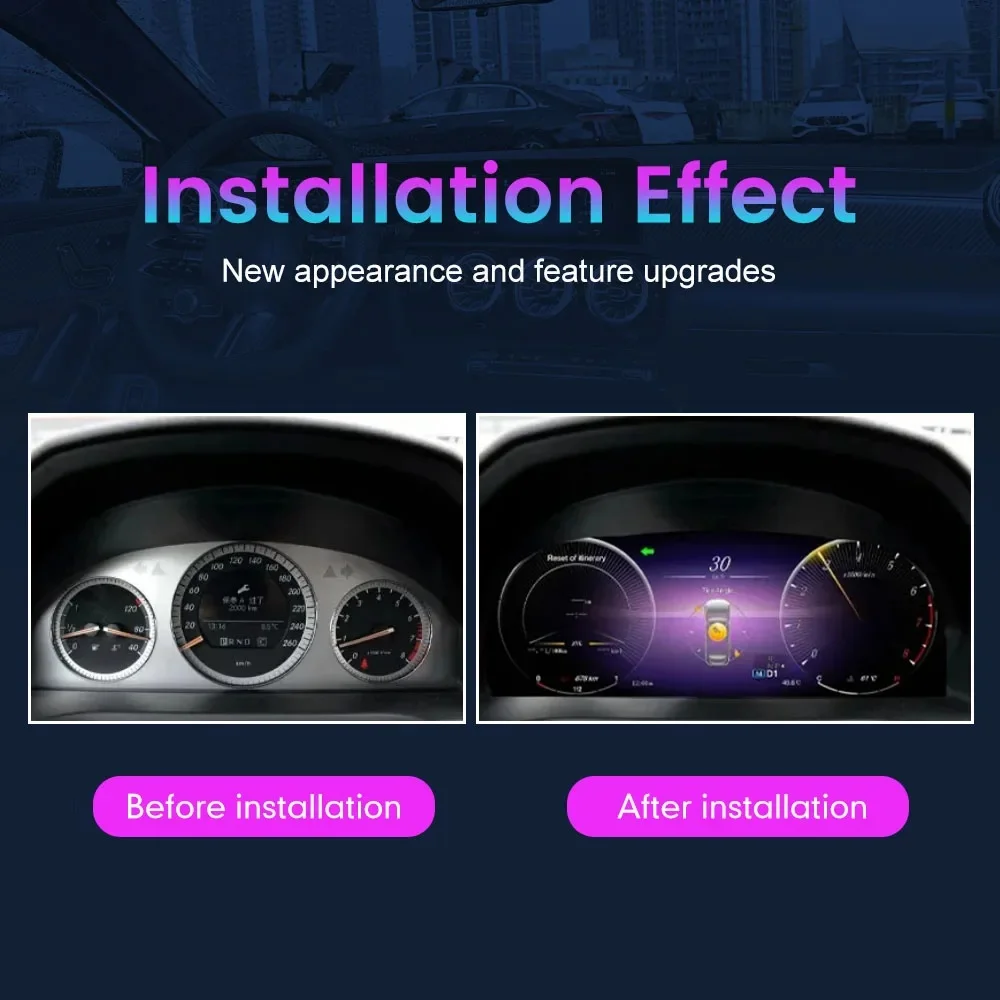 q LCD Digital Dashboard Cluster display For Mercedes Benz GLK NTG4.0 4.5D 2008-2015 Virtual Instrument Panel Speedometer Upgrade
q LCD Digital Dashboard Cluster display For Mercedes Benz GLK NTG4.0 4.5D 2008-2015 Virtual Instrument Panel Speedometer Upgrade