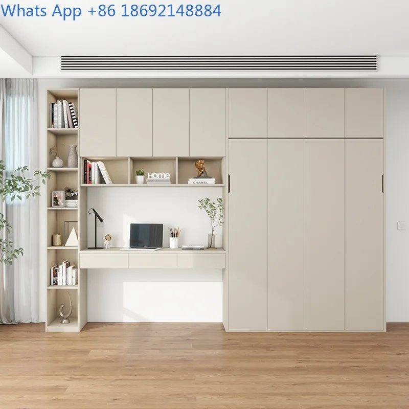 Cream Solid Wood Study Room Multi-Functional Invisible Bed Gaming Room Desk Bookcase
Cream Solid Wood Study Room Multi-Functional Invisible Bed Gaming Room Desk Bookcase