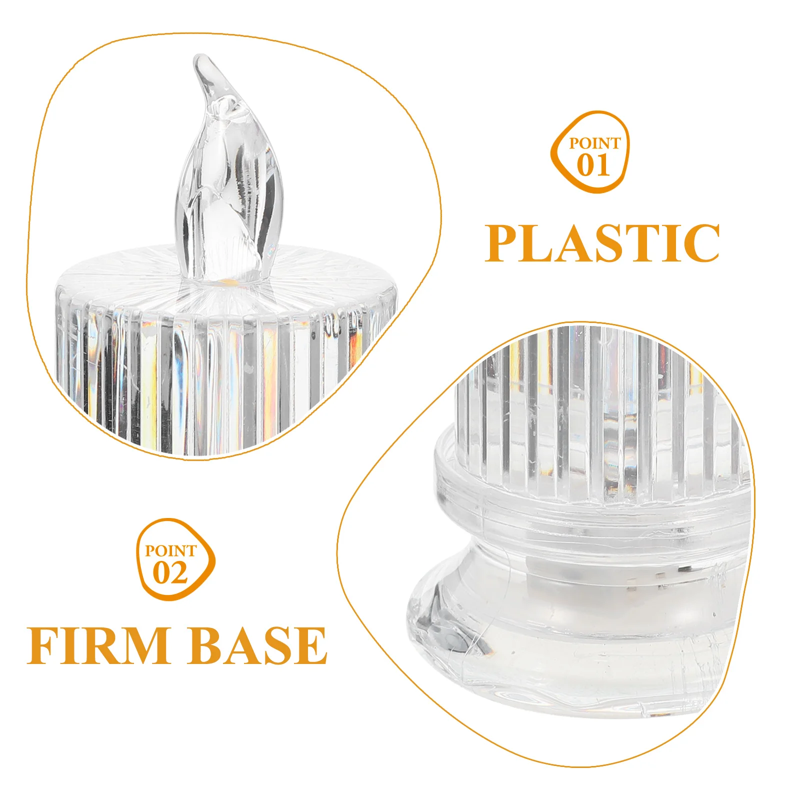 2pcs Electronic Light LED Votive Candles Small Plastic Flameless Operated Romantic Night Wedding Room Decorative
2pcs Electronic Light LED Votive Candles Small Plastic Flameless Operated Romantic Night Wedding Room Decorative
